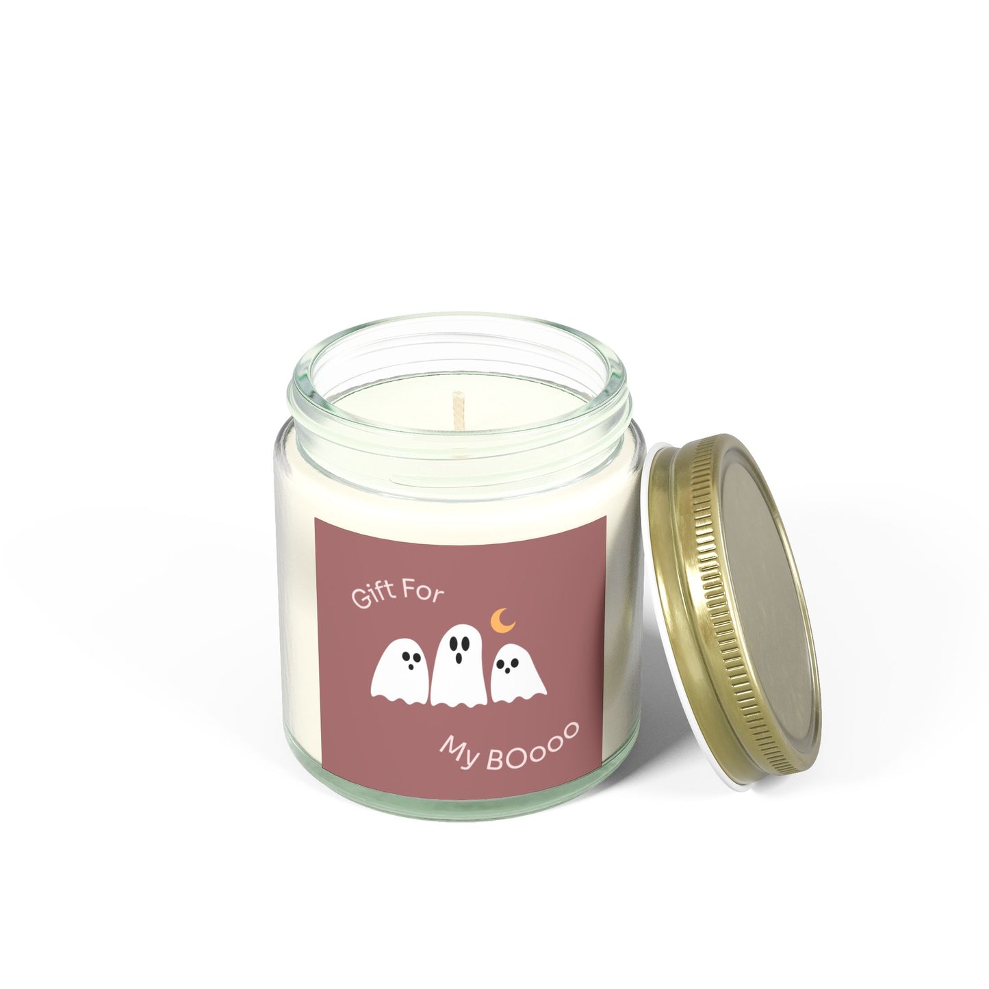 Ghostly Gift Scented Candles, Coconut Apricot Wax | Halloween Candles, Cozy Home Decor, Spooky Gifts, Fall Fragrance, Ghost Decor