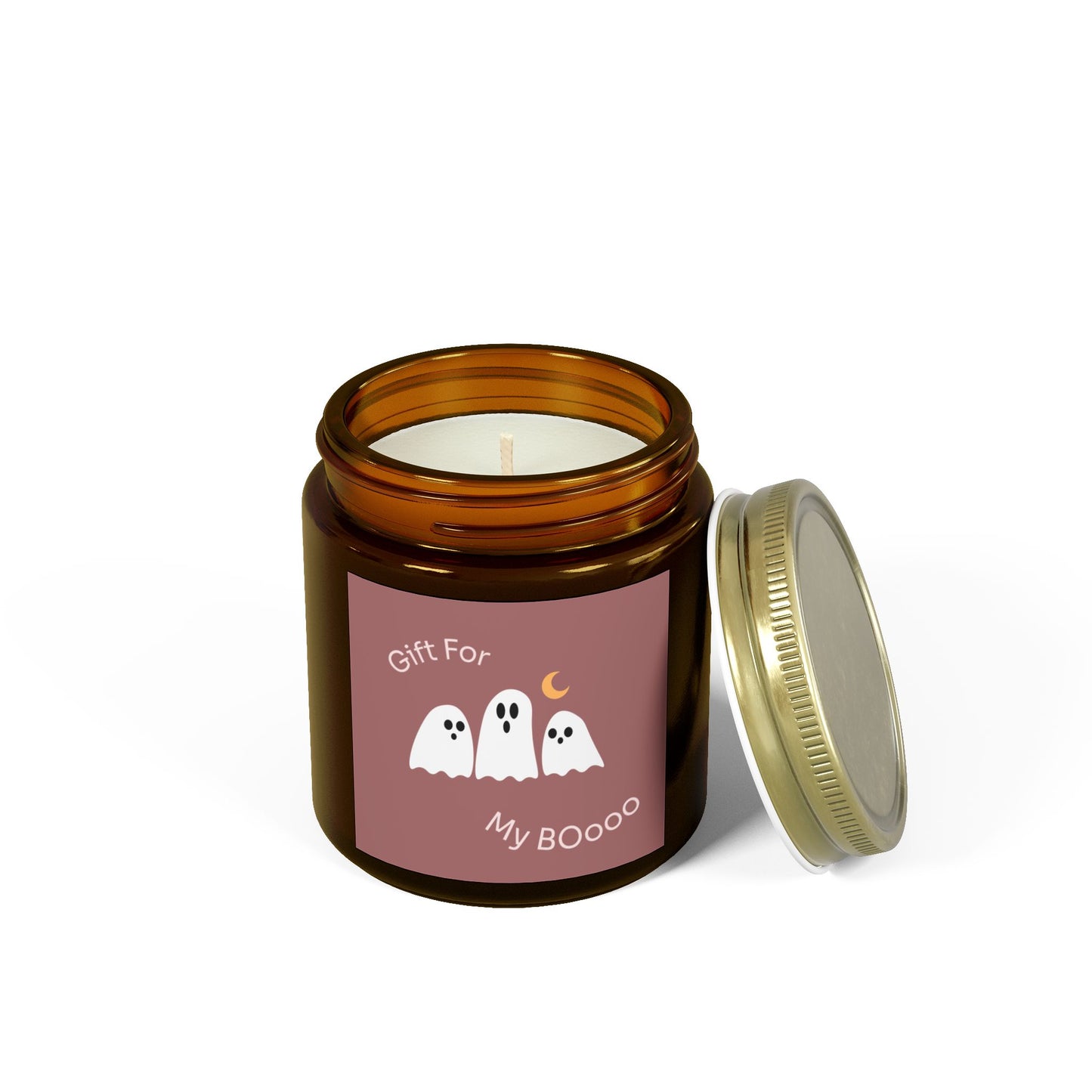 Ghostly Gift Scented Candles, Coconut Apricot Wax | Halloween Candles, Cozy Home Decor, Spooky Gifts, Fall Fragrance, Ghost Decor