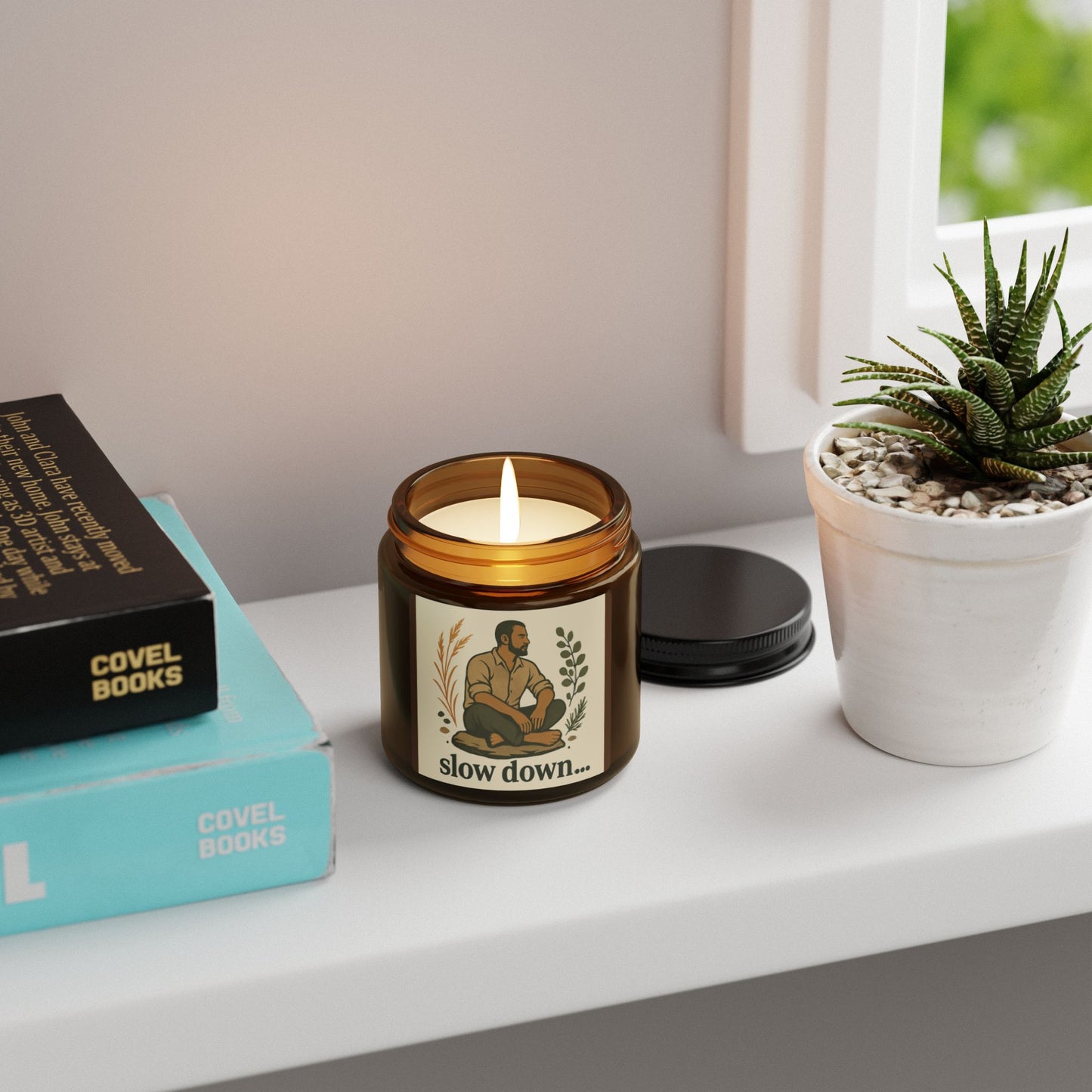 Calming Scented Soy Candle, Aromatherapy, Relaxation Gift, Home Decor, Eco-Friendly, Self-Care