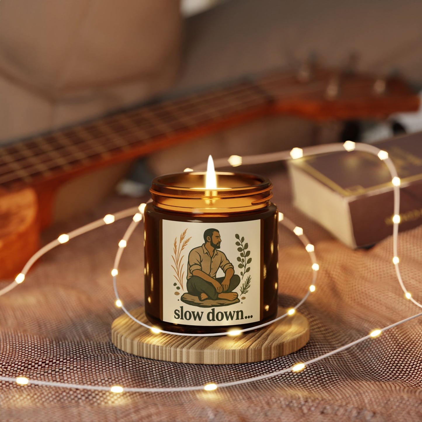 Calming Scented Soy Candle, Aromatherapy, Relaxation Gift, Home Decor, Eco-Friendly, Self-Care