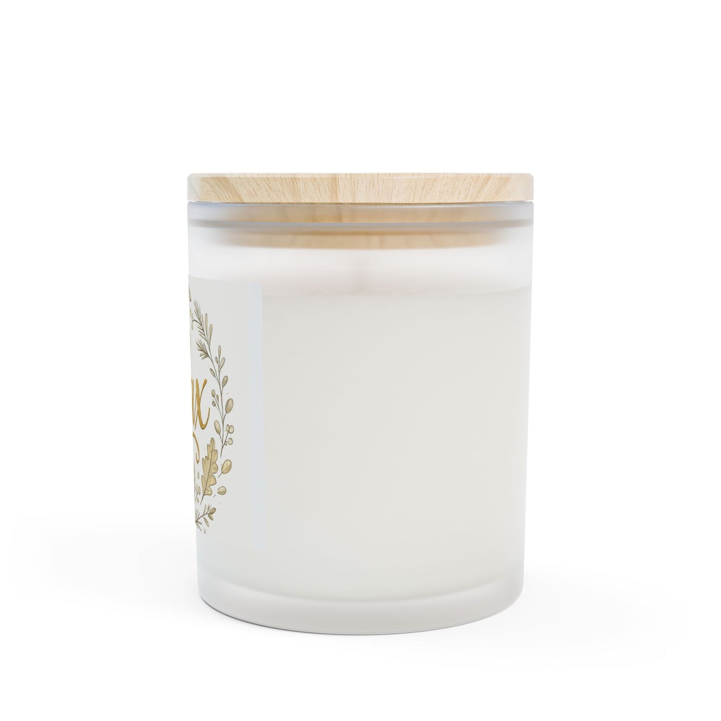 Relaxing Frosted Glass Candle - Aromatherapy Gift, Home Décor, Wellness Candle, Self-Care, Stress Relief, Mindfulness